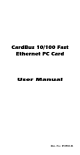 CardBus 10/100 Fast Ethernet PC Card