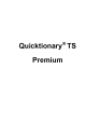 Quicktionary TS Premium